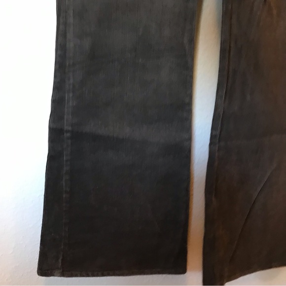 Calvin Klein Jeans Brown Stretch Corduroy Flare Leg Casual Pants Size 13 - Picture 10 of 14